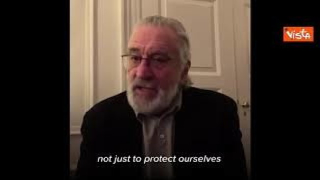 Coronavirus, l'appello di Robert De Niro: 