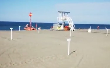 Arrivano le paline per la distanza in spiagga. Raggi: 
