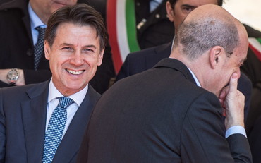&nbsp;Giuseppe Conte e Nicola Zingaretti