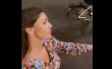 Belen in bicicletta nella notte di Roma: 