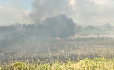 Roma e provincia bruciano. Maxi-incendio a Colonna