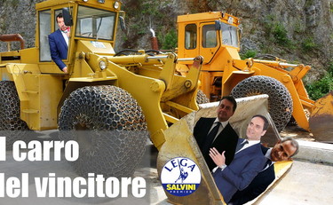 Minacce, capriole e doppiezze: tutti i guai del terrone salviniano