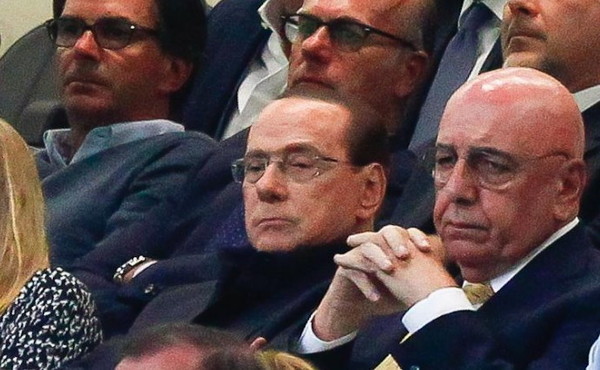 Da sinistra Berlusconi e Galliani