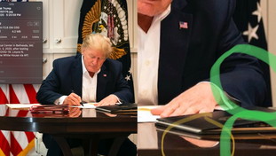 Complottisti scatenati su Trump. Farsa o trappola, i messaggi segreti nelle foto