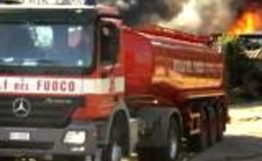 L'intervento dei vigili del fuoco