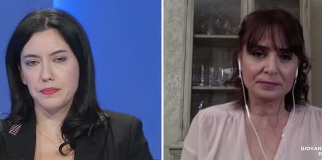 Azzolina bocciata pure sui test Covid. Così l'immunologa la umilia in diretta tv