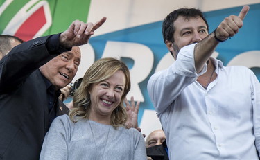 Berlusconi, Salvini e Meloni uniti sul bilancio