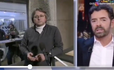 Matano zittisce il barista no-mask e lui non ci sta. Duello a La Vita in Diretta