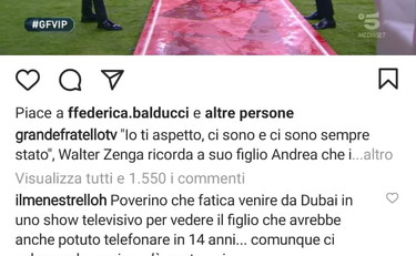 Grande Fratello Vip, altro che pace: l'incontro tra Walter Zenga e il figlio Andrea finisce malissimo