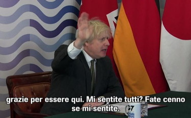 Il G7 in epoca Covid: Boris Johnson accoglie Draghi, 