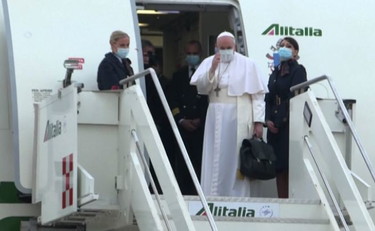 La storica visita del Papa in Iraq: la partenza da Fiumicino