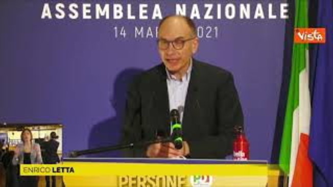 Assemblea Pd, Letta: 