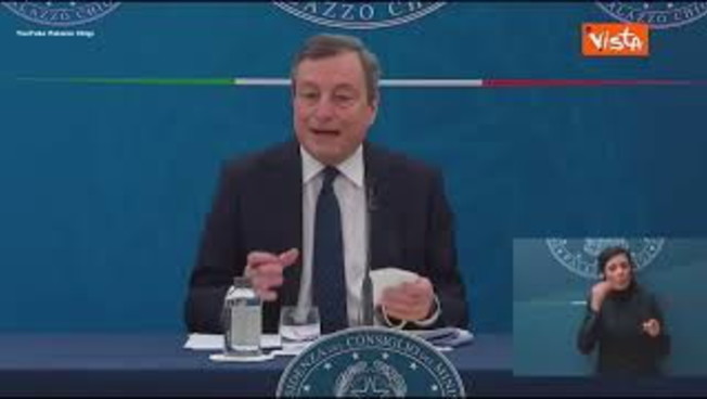 Sostegni alle imprese, Draghi: “Quest'anno diamo soldi, non li chiediamo”