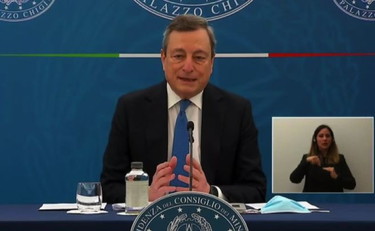 Draghi: con riaperture dal 26 aprile preso un 