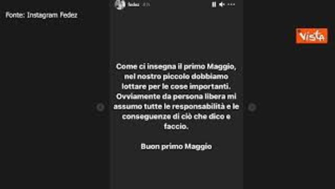 Primo maggio, Fedez: 