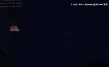 Razzo cinese, ecco i detriti che cadono sugli Stati Uniti