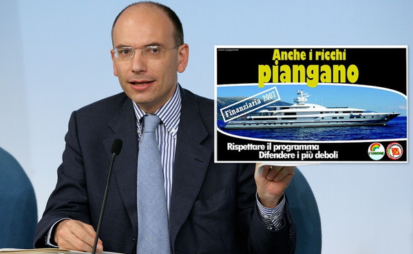 Dopo 15 anni Enrico Letta è restato lì Il suo programma? Fare piangere i ricchi