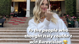 Chiara Ferragni fa il dito medio dopo la vittoria dei Maneskin
