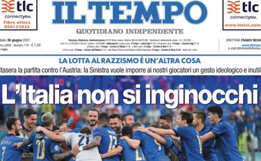 Cartellino rosso per Letta. Bravi azzurri, giusto non inginocchiarsi