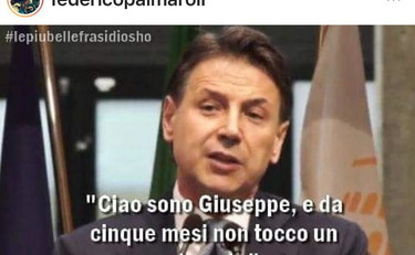 La scoperta di Osho, ecco perché Conte aveva il viso tiratissimo