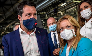 Salvini risorpassa la Meloni, crollo M5s