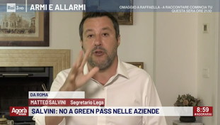 Salvini porge la mano alla Meloni: Nessun litigio minerà l'unità. Il rifiuto del green pass obbligatorio