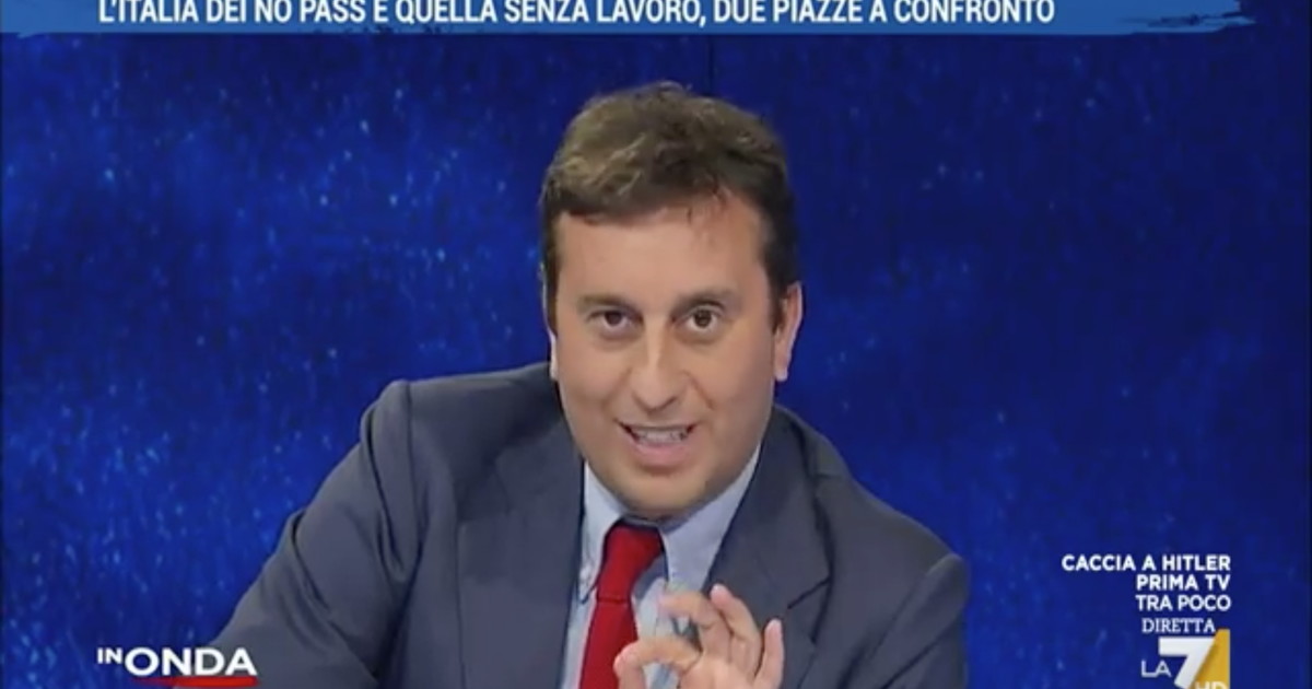 In Onda, scatta la rabbia dei no pass: il coro contro David Parenzo della piazza. La risposta che spiazza - Vimarsana News