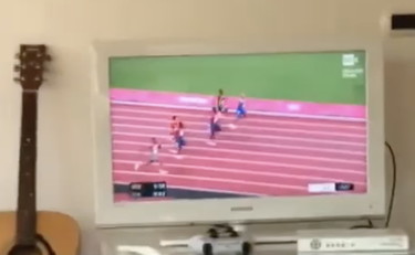 Telecronache anche a casa, Caressa commenta tutto: pure Jacobs in tv!