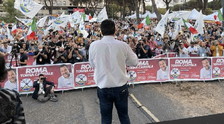 Salvini in piazza, la sfida agli spacciatori della Roma perduta