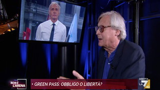 Sgarbi svela il bluff di Draghi sul ricatto green pass: Ha ammesso che serve solo per far vaccinare