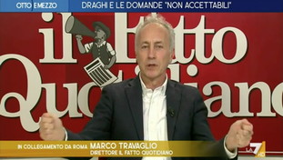 Tiro al bersaglio sui no-vax, ma i problemi sono altri. Travaglio mette a nudo tutti gli errori di Draghi