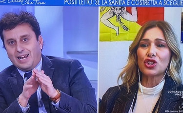 Non ne azzecca una, la porto in tribunale. Tra Parenzo e la Donato scatta la rissa