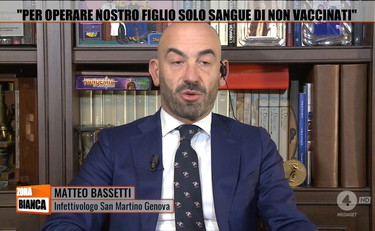 Minacce di morte sul cellulare, Bassetti abbandona Zona Bianca