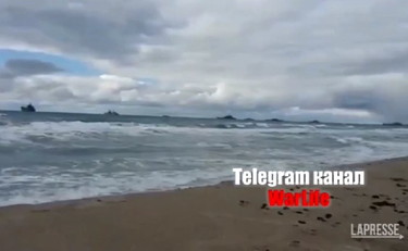 Navi russe al largo di Odessa, tutto pronto per lo sbarco