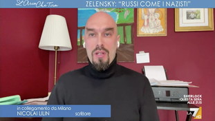 “Glorificazione del nazismo in Ucraina”. A L'Aria che Tira la verità choc di Nicolai Lilin: dubbi di Israele su Zelensky