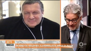 Lo scoop di Del Debbio con l'oligarca Soloviev: in diplomazia fa meglio del ministro Di Maio