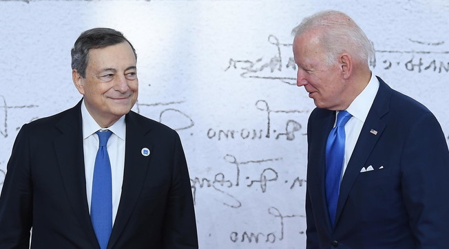 Draghi vola in Usa da Biden nel giorno peggiore