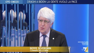 Severgnini strenuo difensore di Draghi: “Non è il cagnolino Usa”. Poi l'applauso a Biden