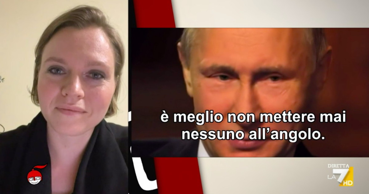 "Non ci paragoni a un topo". La furia della giornalista russa contro Floris. Ma il conduttore la gela "Non ci paragoni a un topo". La furia della giornalista russa contro Floris. Ma il conduttore la gela