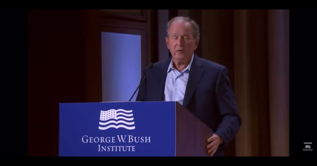 La gaffe imbarazzante di Bush sull La gaffe imbarazzante di Bush sull
