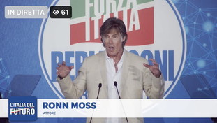 Sorpresona, alla convention di Forza Italia c'è Ridge di Beautiful: se vivessi in Italia voterei Berlusconi