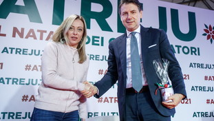 Meloni sale sempre di più: il trionfo nel sondaggio. Profondo rosso per il M5S di Conte