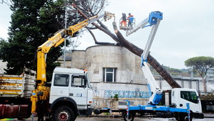 Tempesta d'acqua, fulmini e raffiche di vento: Roma conta i danni del maltempo