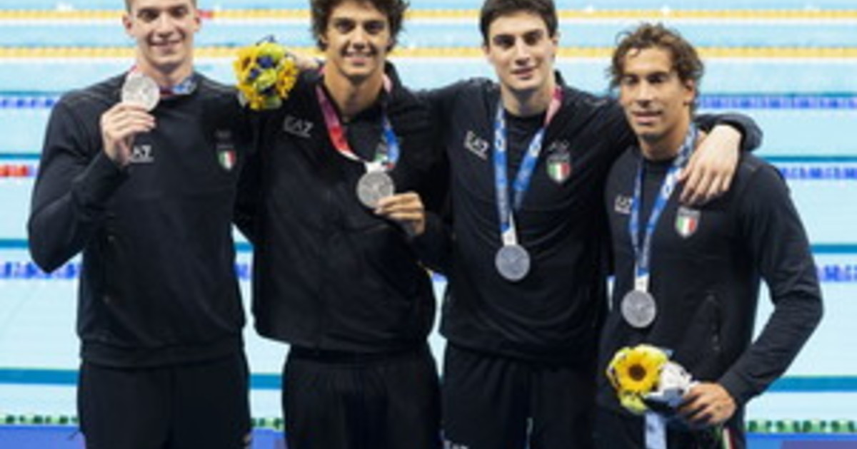 Europei nuoto, oro Italia nella 4×100 sl maschile Europei nuoto, oro Italia nella 4×100 sl maschile