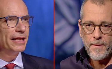 Letta grida ancora al pericolo Meloni. Ma Formigli lo zittisce così