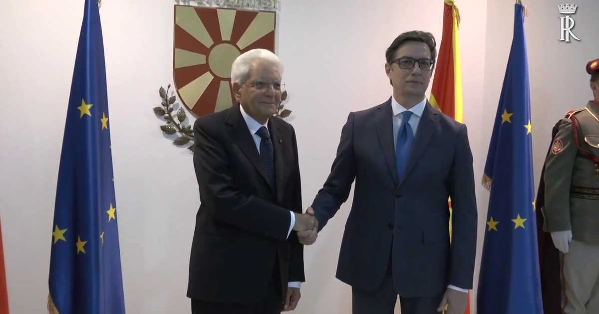 Mattarella incontra il presidente della Macedonia del Nord Il Tempo