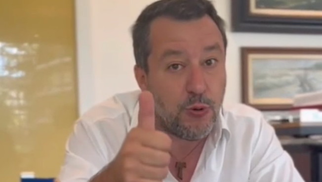 Salvini parla e scoppia la polemica: il video finito sotto accusa