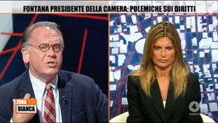 “Terribilmente pericoloso”. Cecchi Paone farnetica su Fontana, ma viene ammutolito