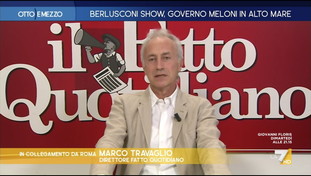 Travaglio alimenta l'ossessione per Berlusconi: “È fuori di testa”. Rischio scissione