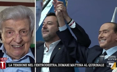 Il Cav? Che deve fare Meloni. Il nuovo affondo di Furio Colombo, in studio cala il gelo